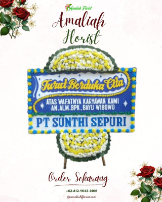 Papan Bunga Duka di Simanindo