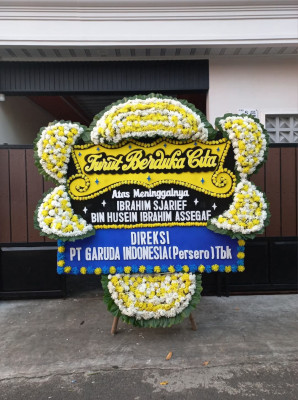 Papan Bunga Duka di Simanindo